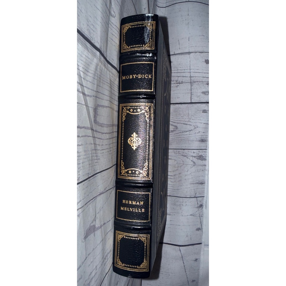 Moby Dick Herman Melville Franklin Library 1979 Leather Bound Gilt Illustrated